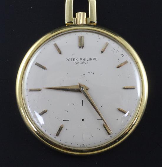 An 18ct gold Patek Philippe dress pocket watch,